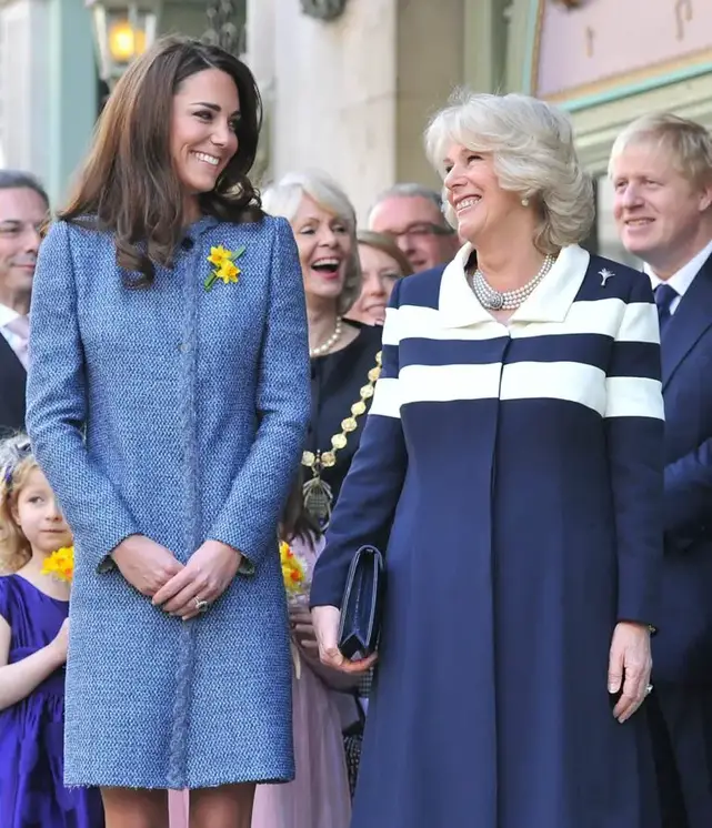 ‘Anxious’ Camilla was calmed by Kate Middleton