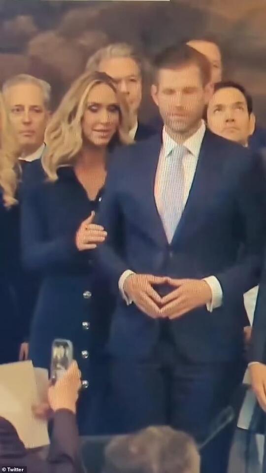 Eric Trumps Viral Gesture Sparks Debate