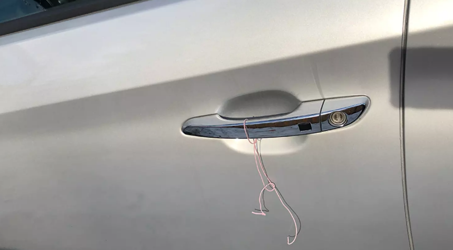 Here’s What’s It Might Mean If You See A Wire Tied Around A Car Door Handle