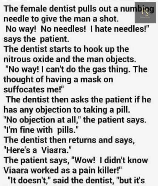 “Patient’s Fear of Needles Leads to Hilarious Dental Solution!”