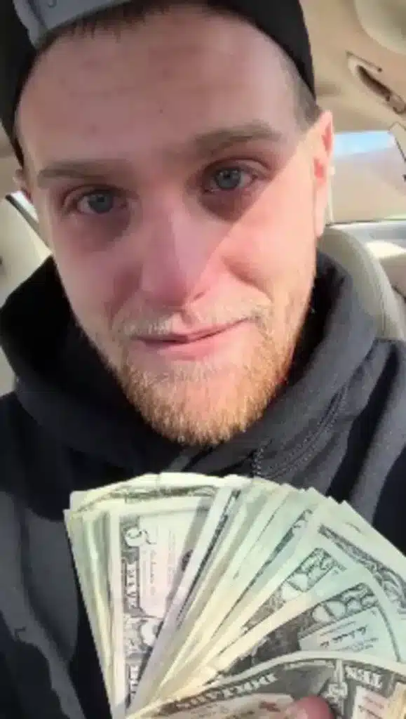 Pizza delivery driver gets the surprise of his life when sent out for a special delivery
