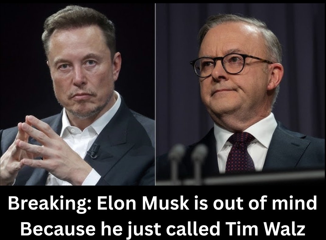 Breaking: Elon Musk is out of mind Because he just called Tim Walz