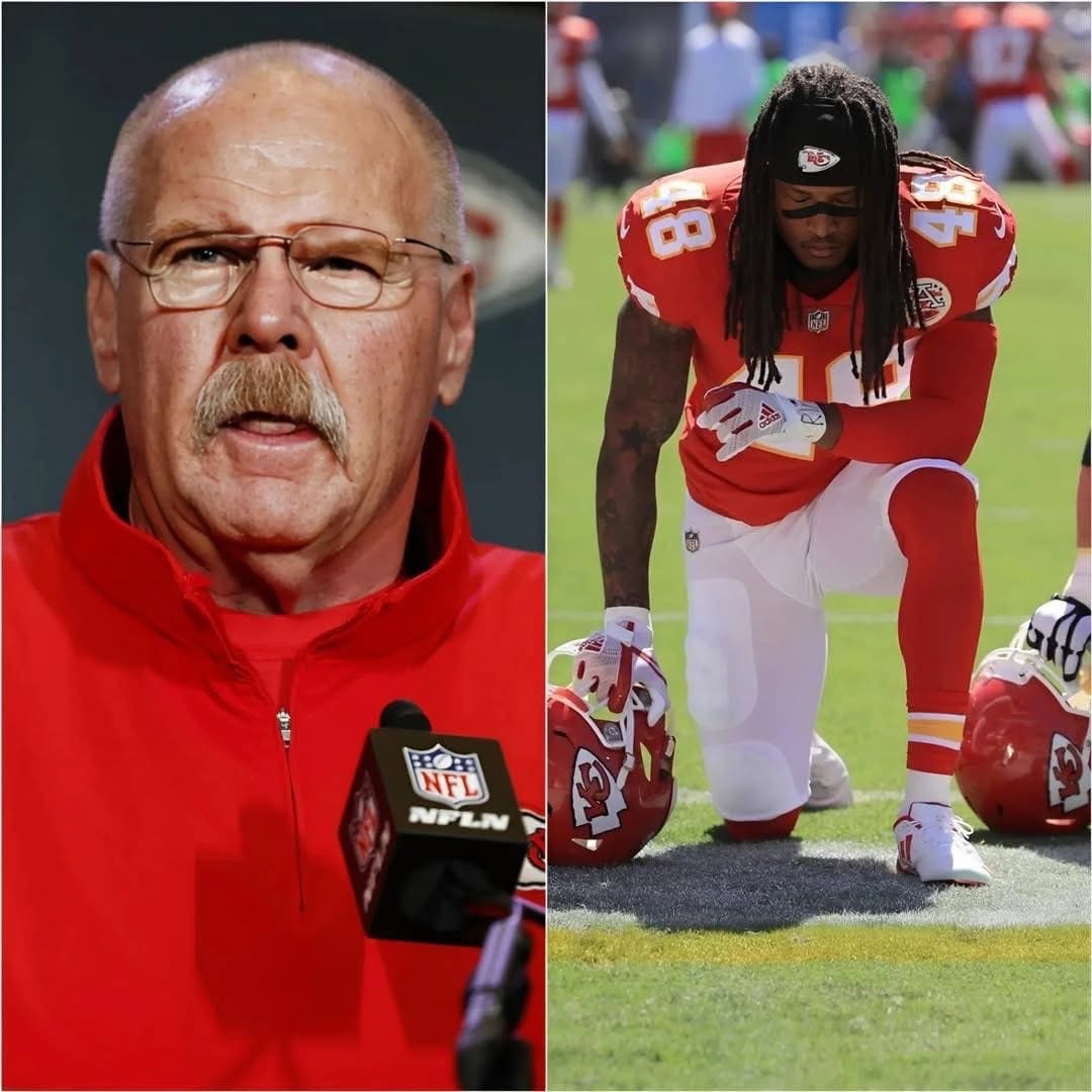 BREAKING: Andy Reid Cracks Down on Anthem Kneeling, Announces Five Suspensions, and Implements Mandatory Patriotic Drills