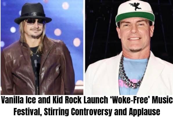 Vanilla Ice and Kid Rock Launch ‘Woke-Free’ Music Festival, Stirring Controversy and Applause