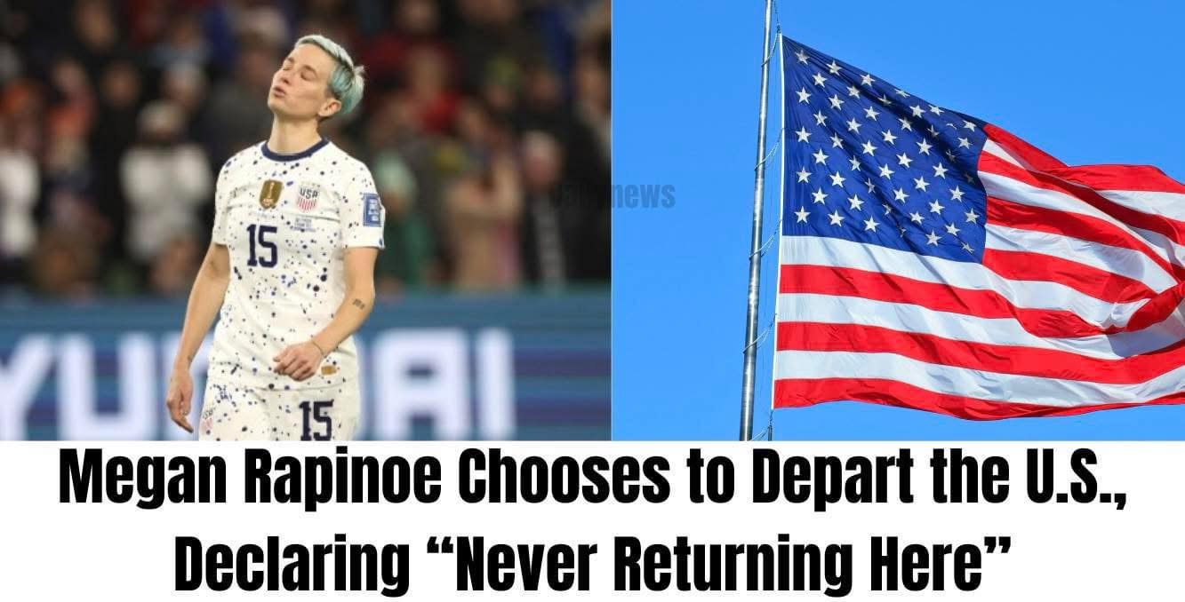 “Never Returning Here”: Megan Rapinoe Books Tickets to Depart America