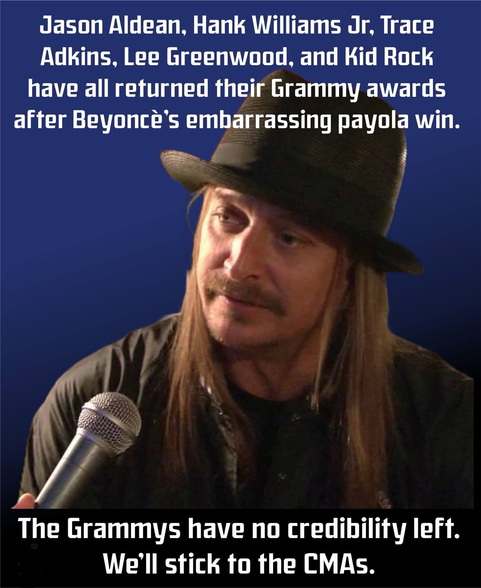 Country Icons Return Grammys After Beyoncé Win, Say “We’ll Stick to the CMAs Where Auto-Tune Fears to Tread”