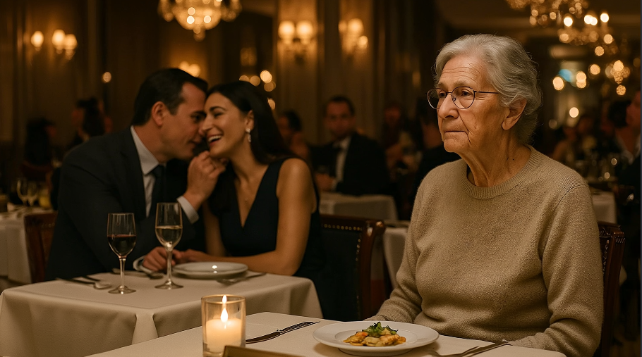 An Elderly Woman Dined Alone in a Luxury Restaurant—Then the Owner Walked In and Everything Changed